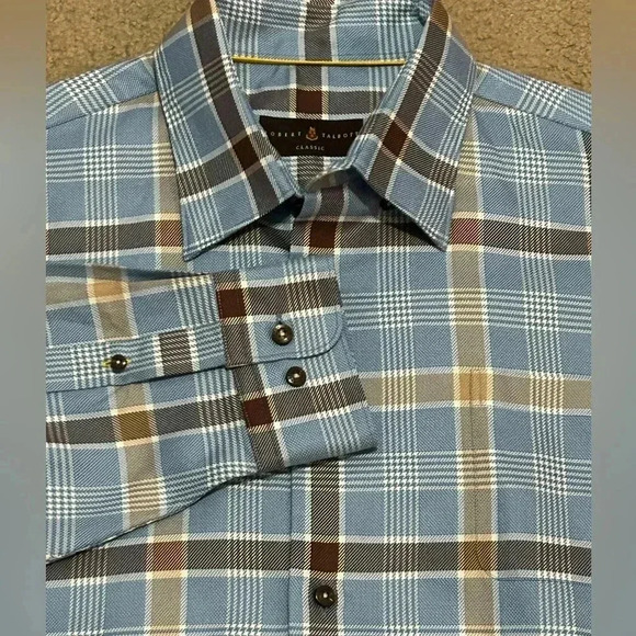 Robert Talbott Other - Robert Talbott Men’s XL Classic Multicolored Plaid Button Down Shirt